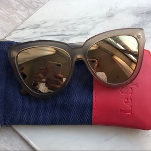 Le Specs Liar Liar Cat Eye Sunglasses